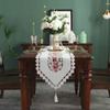 Table Runners AGYH Modern Minimalist European Table Flag Embroidered lace Table Coffee Table Long Strip Decorative Tablecloth 40 * 220cm (Size : 40 * 150cm) view 2