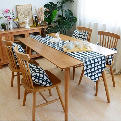 Table Runners AGYH Modern Simple Shoe Cabinet Table Flag Coffee Table Dining Table TV Cabinet Tablecloth Small White Bear Table mat 30 * 100cm (Color : Little White Bear, Size : 30 * 210cm)