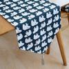 Table Runners AGYH Modern Simple Shoe Cabinet Table Flag Coffee Table Dining Table TV Cabinet Tablecloth Small White Bear Table mat 30 * 100cm (Color : Little White Bear, Size : 30 * 210cm) view 4