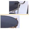 2 Tier Bar Cart Drinks Trolley, Kitchen Serving Trolley High Capacity Storage Shelves with Wheel, Tea Cart, Dining Cart 960 * 500 * 990mm view 3