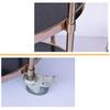 2 Tier Bar Cart Drinks Trolley, Kitchen Serving Trolley High Capacity Storage Shelves with Wheel, Tea Cart, Dining Cart 960 * 500 * 990mm view 4