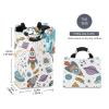 Blueangle Cartoon Rockets Laundry Basket Clothes Hamper Collapsible Durable Dirty Clothes Large Storage Laundry Organizer view 2
