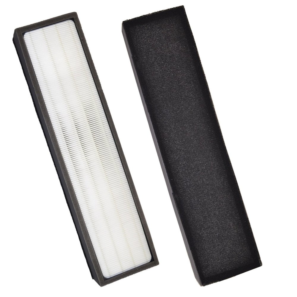 HQRP 2-Pack Filter compatible with Lowe's 560976 / LOWESRAPF-E-4 / FLT5000; Idylis 3-Speed 193-sq ft/IAP-GG-125 Energy Star