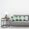Ambesonne Rainforest Throw Pillow Cushion Case Pack of 4, Sunbeam Between Shadows of Trees Idyllic Scenery of Solitude in Jungle Theme, Modern Accent Double-Sided Digital Printing, 18", Green Bluegrey view 3