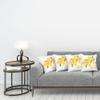 Ambesonne Honey Bee Decorative Throw Pillow Case Pack of 4, Bee Charmer Lettering Spring Time Layout, Cushion Cover for Couch Living Room Car, 16", Orange White view 3
