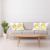 Ambesonne Honey Bee Decorative Throw Pillow Case Pack of 4, Bee Charmer Lettering Spring Time Layout, Cushion Cover for Couch Living Room Car, 16", Orange White view 4