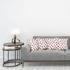 Ambesonne Ladybugs Throw Pillow Cushion Case Pack of 4, Ladybugs Pattern Bunch of Bugs Infinite Speckled Marked Insect Theme Playroom Kids, Modern Accent Double-Sided Digital Printing, 16", White Red view 3