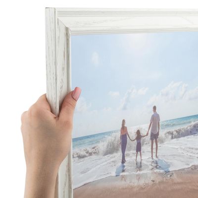 ArtToFrames 8x44 Inch White Picture Frame, This 1.50 Inch Custom Poster Frame is White - Comes with Economy Acrylic and Corrugated Backing (2WOM0066-78238-YWHT-8x44)