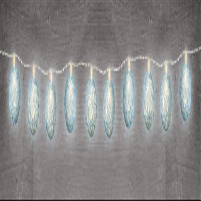 Amscan Blue LED Polycarbonate Modern String Light for Outdoor