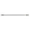 ACHIM Home Furnishings, Crystal, Innovative Decorative Room Darkening Wrap Around Rod & Finial-Brighton, 48" up to 86", Inch Extends Inch (INRBRT4806) view 1