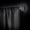 ACHIM Home Furnishings, Crystal, Innovative Decorative Room Darkening Wrap Around Rod & Finial-Brighton, 48" up to 86", Inch Extends Inch (INRBRT4806) view 4