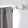 ACHIM Home Furnishings, White, Innovative Decorative Room Darkening Wrap Around Rod & Finial Kerry, 48" up to 86", Inch Extends Inch view 3