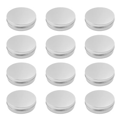 Othmro 12Pcs 3.4oz Metal Round Tins Aluminum Tin Cans Jar Refillable Containers 100ml Tin Cans Tin Bottles Containers with Screw Lid for Salve Spices Lip Balm Tea Candies Pink 8323mm