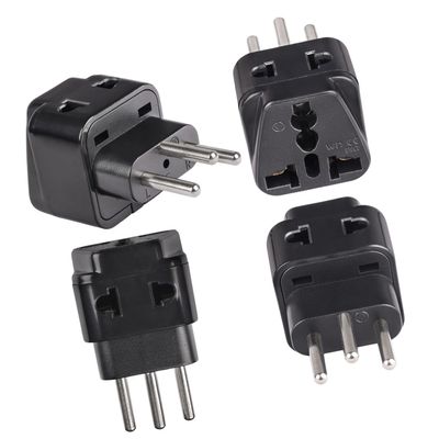 OREI US to Switzerland Type J Travel Adapter Plug, 2-in-1, CE, RoHS, 4 Pack