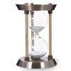 60 Minute Hourglass Sand Timer with Metal Frame, Big Size Antique Sand Clock, Bronze view 3