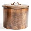 NuSteel Etched Antique Copper 1.5 QT Stainless Steel Canister, Beautiful Food Storage Container for Kitchen Counter, Tea, Sugar, Coffee, Caddy, Flour Canister with Rubber Seal lid,TG-1392AC-1.5 view 1