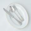 Aoyoshi 557767 Lutes Classic Satin Dinner Fork Silver L 7.3 inches (185 mm) view 3