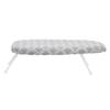 Amazon Basics Foldable Compact Tabletop Ironing Board with Folding Legs, Heat Resistant Portable, Lightweight, Non-Slip, Easy Storage, Trellis Removable Cover, 23.6"L x 7.1"W x 14.3"H, Chevron view 2