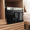 Bedside Storage Organizer Caddy Hanging Bag with 4 Pockets for Books, Magazines and Remote Control (Black) view 4