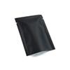 100PCS Double Sided Matte Black Mylar Foil Open Top Heat Seal Bags for Food Storage, Beauty/Travel Sample Pack (100, 4" x 6") view 2