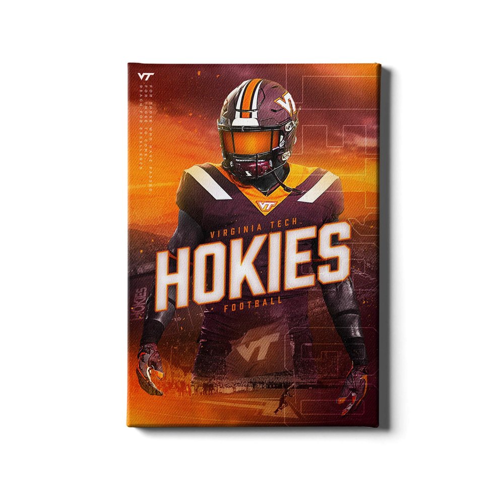 College Wall Art Virginia Tech Hokies - This is VT Photo Canvas