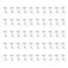 Twist Pins, Clear Heads Upholstery Pins Bed Skirt Screws Holders Slip Cover Fasteners for Couch Chair Car Sofa Headliner Repair (50 Pcs) view 1