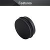 Othmro 2Pcs 1oz Metal Round Tins Aluminum Tin Cans Jar Refillable Containers 30ml Tin Cans Tin Bottles Containers with Screw Lid for Salve Spices Lip Balm Tea Candies Black 1.960.78in(DxH) view 3