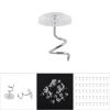 Clear Twist Pins for Bed Skirts Upholstery, 30 50 Pcs Screw Type Furniture Fabric Pins for Sofa Couch Covers Slipcovers and Drapes view 4