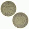 Commemorative Coin Floral YES NO Letter Ornaments Collection Arts Gifts Souvenir view 1