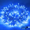 JMEXSUSS Connectable 100 LED Blue Christmas Lights Clear Wire, 8 Modes Blue Christmas Tree Lights Indoor Outdoor Plug in, 33ft Fairy String Lights for Christmas Tree, Xmas, Party, Garden view 1