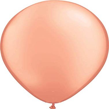 Qualatex 57340 Metallic Rose Gold 5 Inch Latex Balloons (100 Pack)