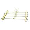 30Pack Koobay 13.7" Gold Shiny Metal Heavy Duty Clips Pants Hangers Trousers with Swivel Hook view 1