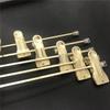 30Pack Koobay 13.7" Gold Shiny Metal Heavy Duty Clips Pants Hangers Trousers with Swivel Hook view 4