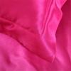 Comfort Bed Store Luxurious Soft Satin 5 Piece (1 Flat Sheet + 1 Fitted Sheet + 1 Duvet Cover + 2 Pillow Cases) Comfortable Bed Sheet Set with 18 inches Deep Pocket, Hot Pink, Queen view 4