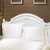 Comfort Bed Store Luxurious Soft Satin 5 Piece (1 Flat Sheet + 1 Fitted Sheet + 1 Duvet Cover + 2 Pillow Cases) Comfortable Bed Sheet Set with 18 inches Deep Pocket, Ivory, Queen view 4