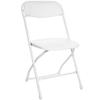 Rhino Series Plastic Folding Chair (5 Pack) - 800 lb Static Tested - Perfect for Events and Party Rentals - Durable, Storable, and Lightweight (Blue) view 2