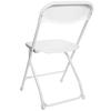 Rhino Series Plastic Folding Chair (5 Pack) - 800 lb Static Tested - Perfect for Events and Party Rentals - Durable, Storable, and Lightweight (Blue) view 3