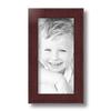 ArtToFrames 5x10 Inch Red Picture Frame, This 1.25 Inch Custom MDF Poster Frame is Cherry - Comes with Regular Glass and Corrugated Backing (2WOMBW26-039-5x10) view 3