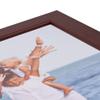 ArtToFrames 5x10 Inch Red Picture Frame, This 1.25 Inch Custom MDF Poster Frame is Cherry - Comes with Regular Glass and Corrugated Backing (2WOMBW26-039-5x10) view 4