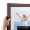 ArtToFrames 20x38 Inch Red Picture Frame, This 1.25 Inch Custom MDF Poster Frame is Cherry, Great for Your Art or Photos - Comes with Economy Acrylic view 4