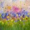 CANVAS Wild Spring Flowers by Ed Capeau Art Painting Reproduction view 1
