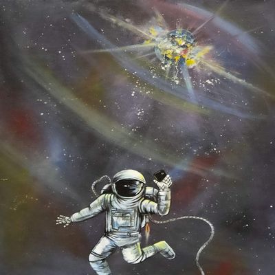Buyartforless Canvas Space Exploration by Ed Capeau Art Painting Reproduction