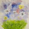 Buyartforless Canvas Field of Daisies by Ed Capeau Art Painting Reproduction view 1