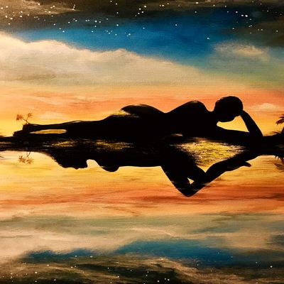 CANVAS Self Reflection by Ed Capeau Art Painting Reproduction
