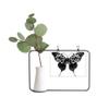 DIYthinker Butterfly with Rose Wings Metal Picture Frame Ceramic Vase Decor view 1