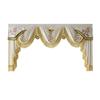 TIYANA European Style Luxury Waterfall Beige Valance Living Room Window Decoration Curtain Valance Rod Pocket Top, 1 Piece W98 view 1