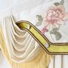 TIYANA European Style Luxury Waterfall Beige Valance Living Room Window Decoration Curtain Valance Rod Pocket Top, 1 Piece W98 view 4