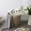 Meekio Farmhouse Pillow Covers with This is Us Quote 12" x 20" Farmhouse Rustic Dcor Lumbar Pillow Covers with Saying Housewarming Gifts Family Room Dcor view 3