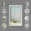 2 Inch Cordless Room Darkening Faux Wood Blind - 71.75" W x 72" L - Gray, Over 1,000 Custom Sizes Starting at 18.97, Inside or Outside Mount, Venetian Shades for Interior Windows by Lumino view 2