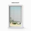 2 Inch Cordless Room Darkening Faux Wood Blind - 67.25" W x 72" L - Gray, Over 1,000 Custom Sizes Starting at 18.97, Inside or Outside Mount, Venetian Shades for Interior Windows by Lumino view 4